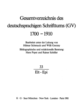 Imagen de portada: Elt - Epi 1st edition 9783111240800