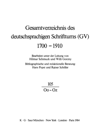 表紙画像: Oo - Oz 1st edition 9783111241920