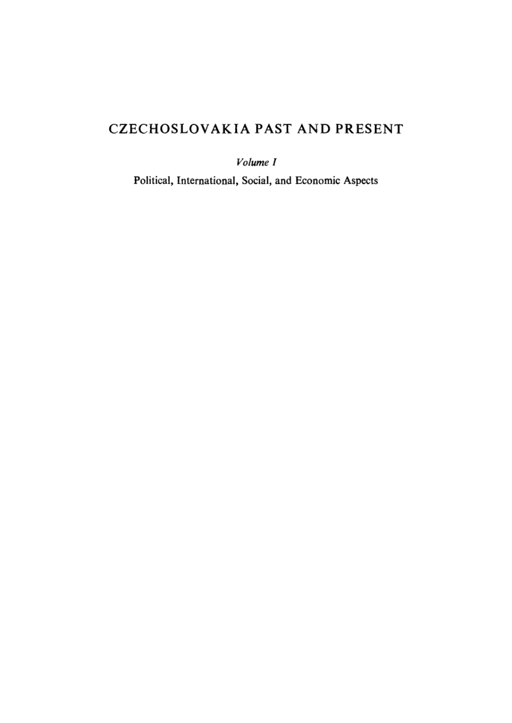 Political, international, social and economic aspects 1st Edition
