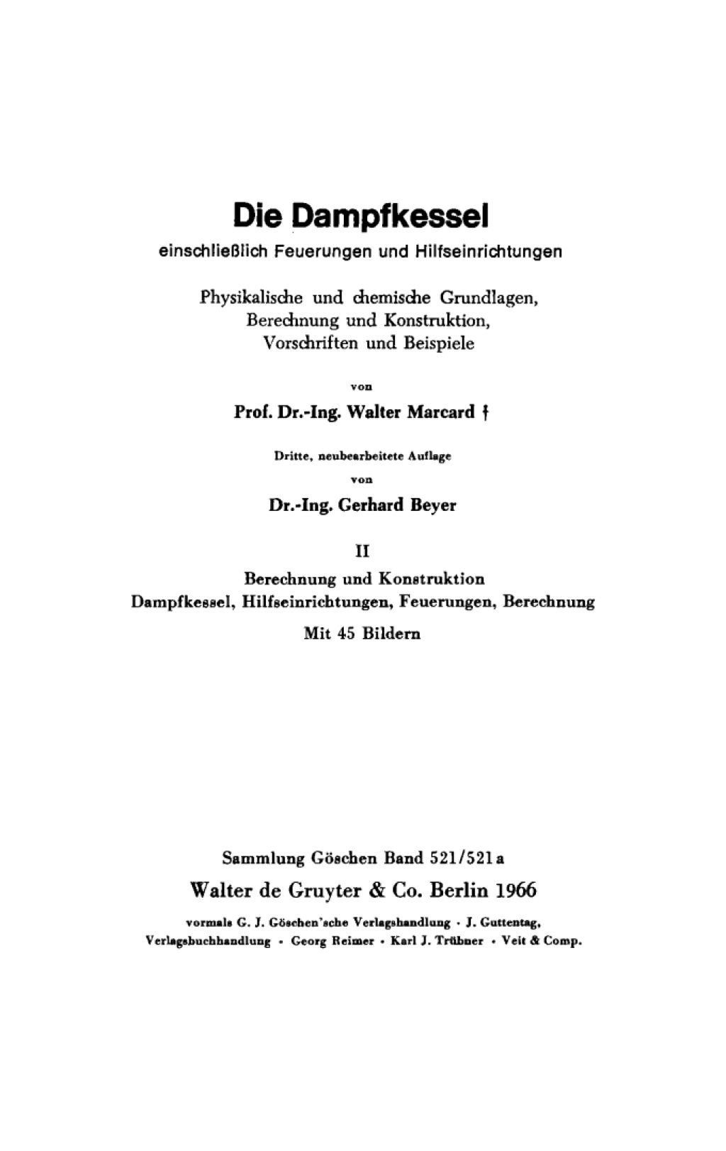 ISBN 9783111248288 product image for Berechnung und Konstruktion  Dampfkessel  Hilfseinrichtungen  Feuerungen  Berech | upcitemdb.com