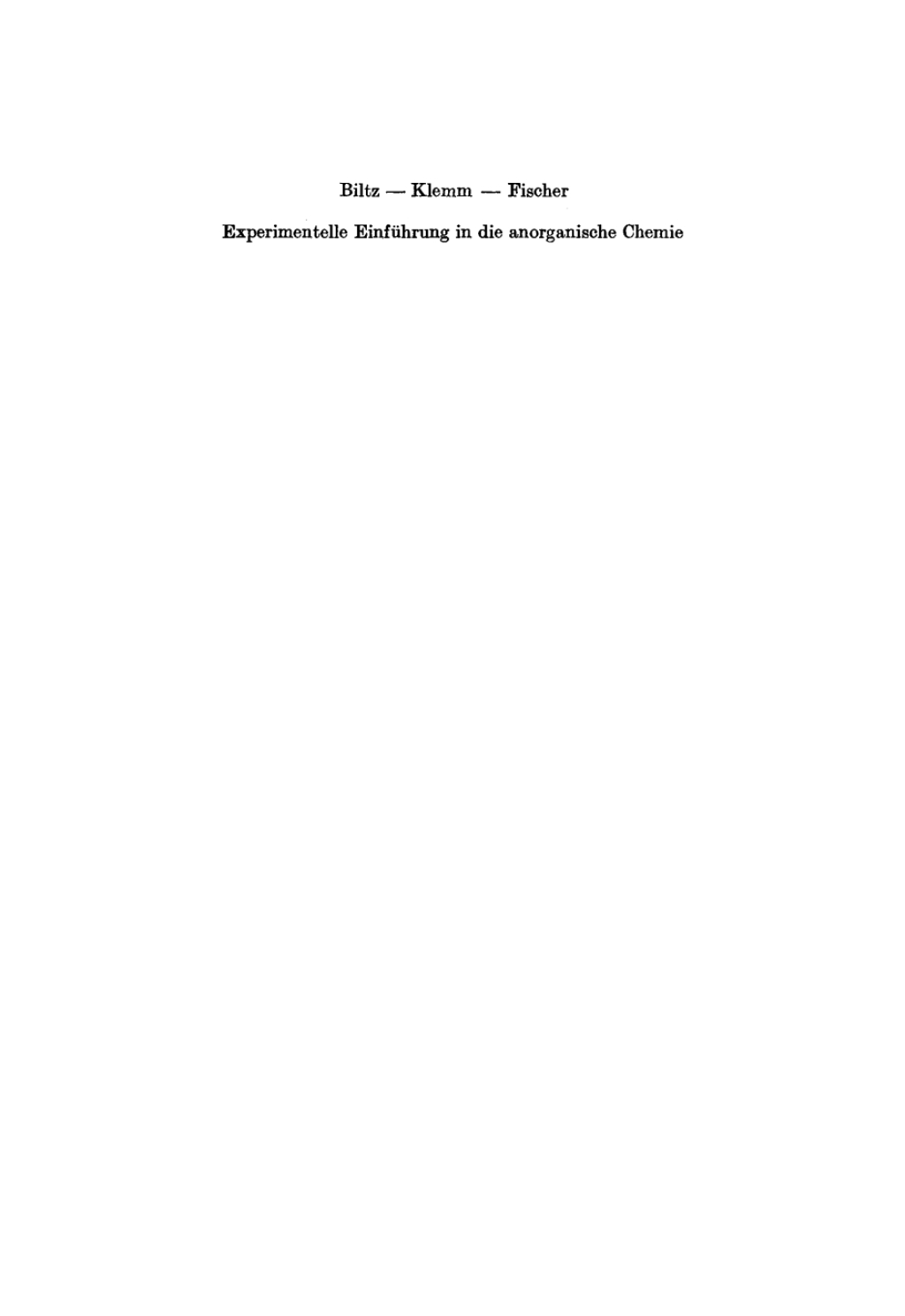 Experimentelle Einführung in die anorganische Chemie 50th Edition