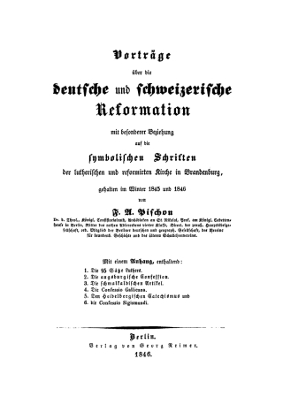 表紙画像: Vorträge über die deutsche und schweizerische Reformation 1st edition 9783111262727