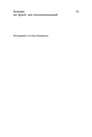 Cover image: Intertextualität 1st edition 9783484220355