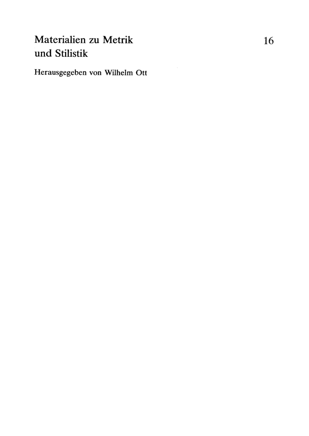 Metrische Analysen zu Vergil Aeneis Buch V 1st Edition