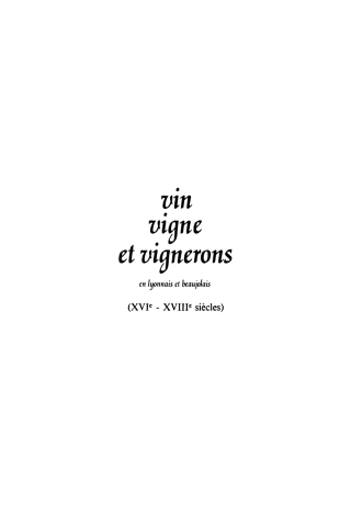 Imagen de portada: Vin, vigne et vignerons 1st edition 9783110985634