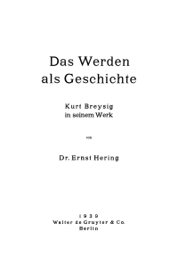 表紙画像: Das Werden als Geschichte 1st edition 9783111094052