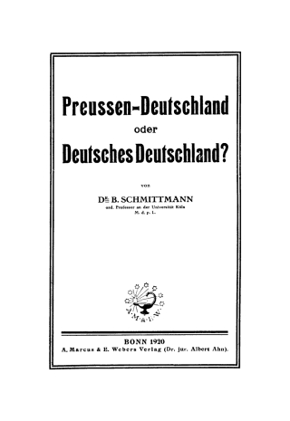 Imagen de portada: Preussen-Deutschland oder deutsches Deutschland? 1st edition 9783111113418