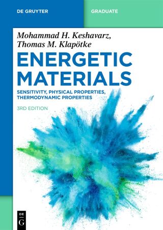 Cover image: Energetic Materials 3rd edition 9783119147033