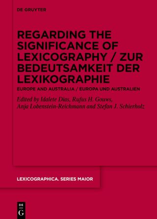 صورة الغلاف: Regarding the Significance of Lexicography / Zur Bedeutsamkeit der Lexikographie 1st edition 9783119145947