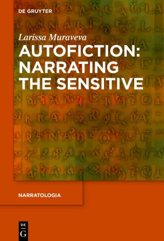 Imagen de portada: Autofiction: Narrating the Sensitive 1st edition 9783112228517