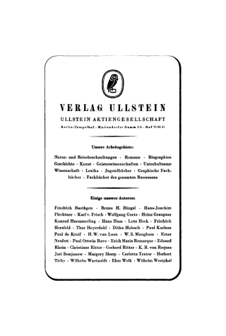 Imagen de portada: 1952 1st edition 9783112300688