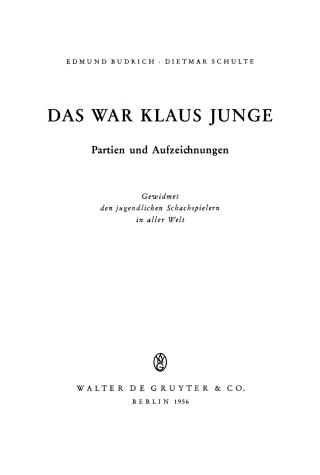 Immagine di copertina: Das war Klaus Junge 1st edition 9783112308004