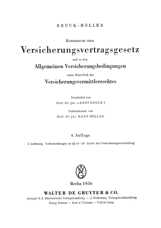 Cover image: Vorbemerkungen zu §§ 43–48 9th edition 9783112308455