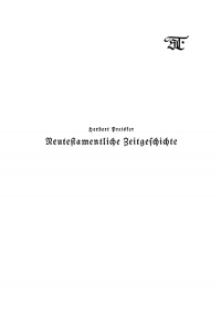 Cover image: Neutestamentliche Zeitgeschichte 1st edition 9783112331477