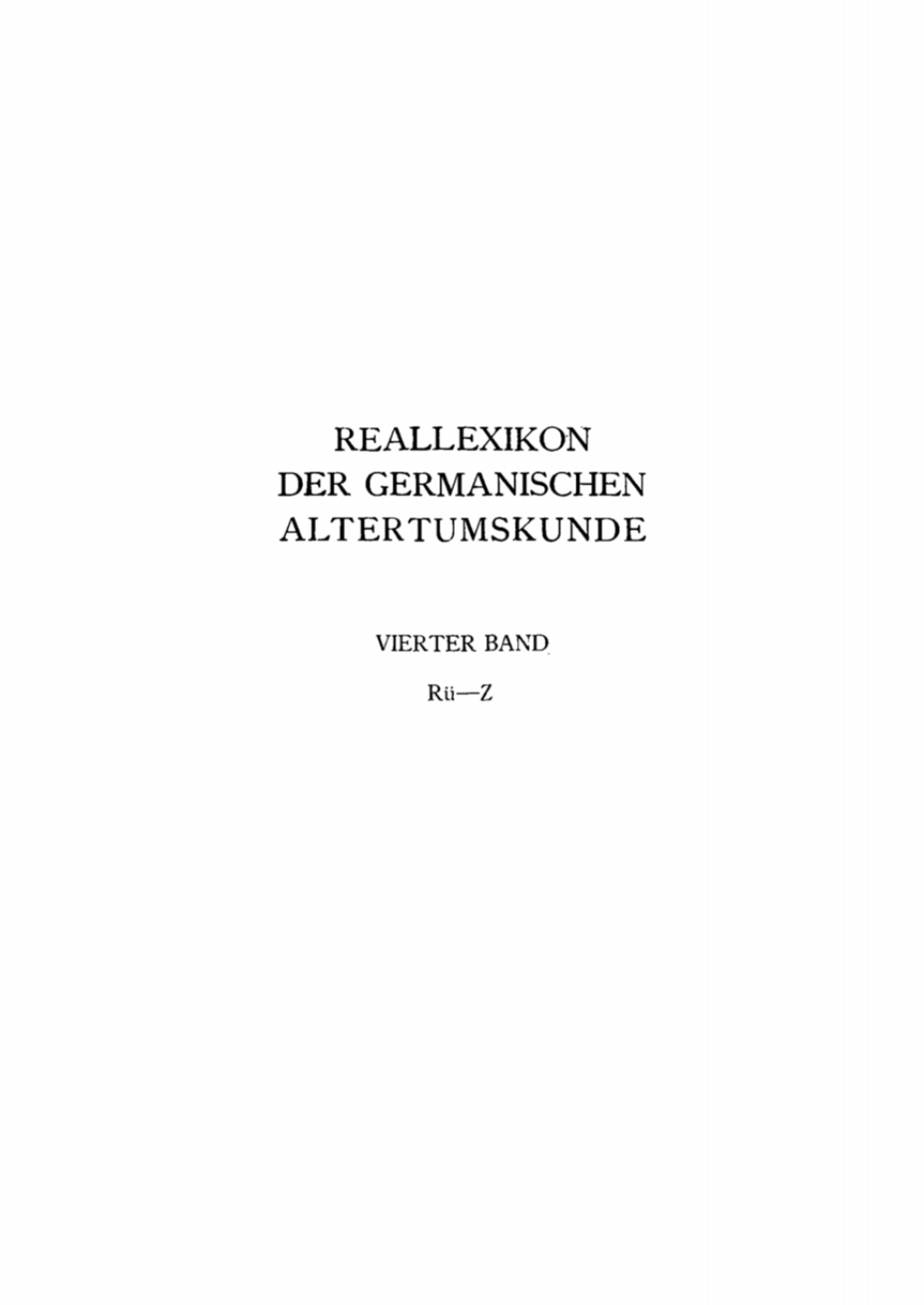 Rü – Z 1st Edition