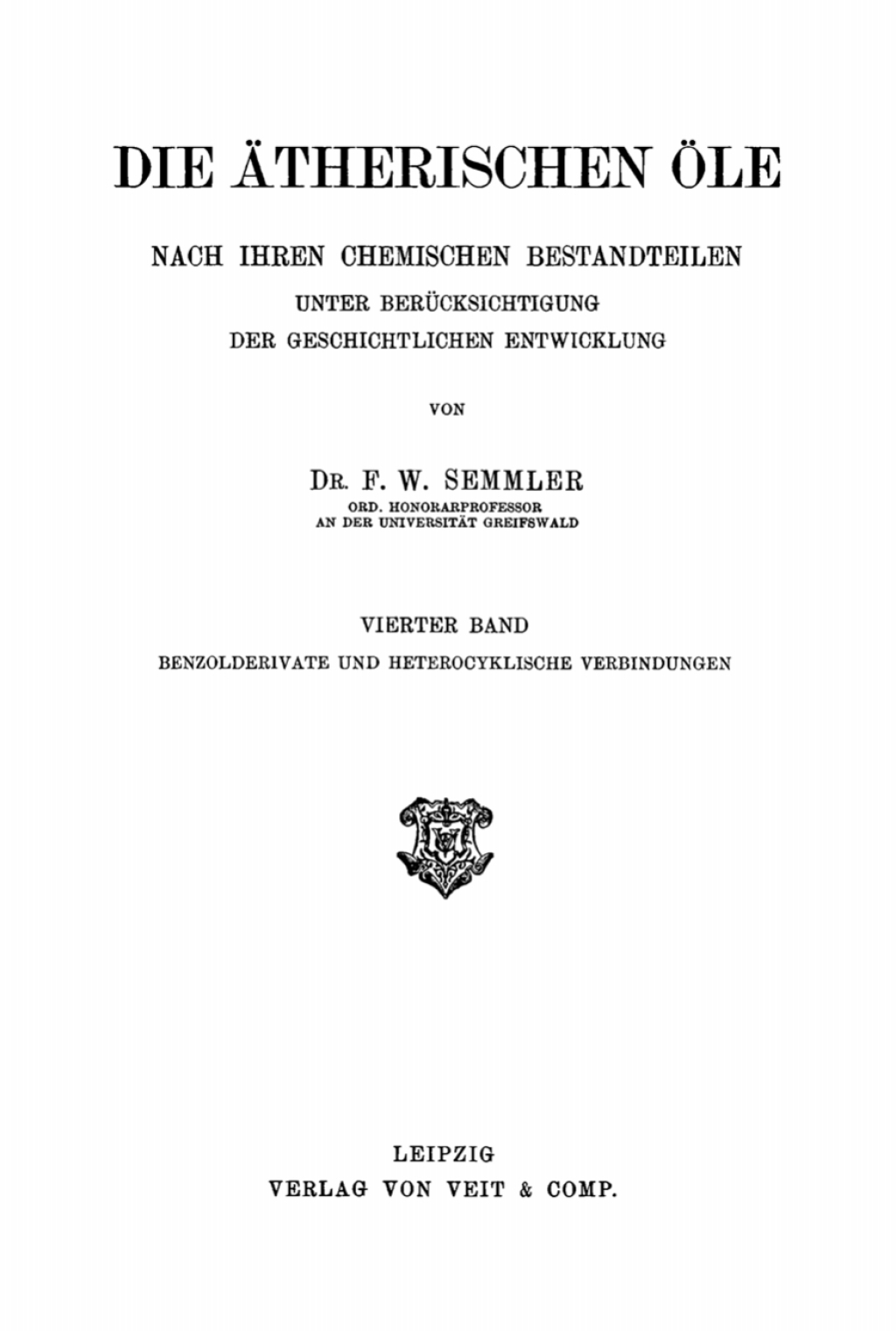Benzolderivate und heterocyklische Verbindungen 1st Edition