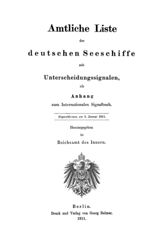 Imagen de portada: 1. Januar 1911 1st edition 9783112345573