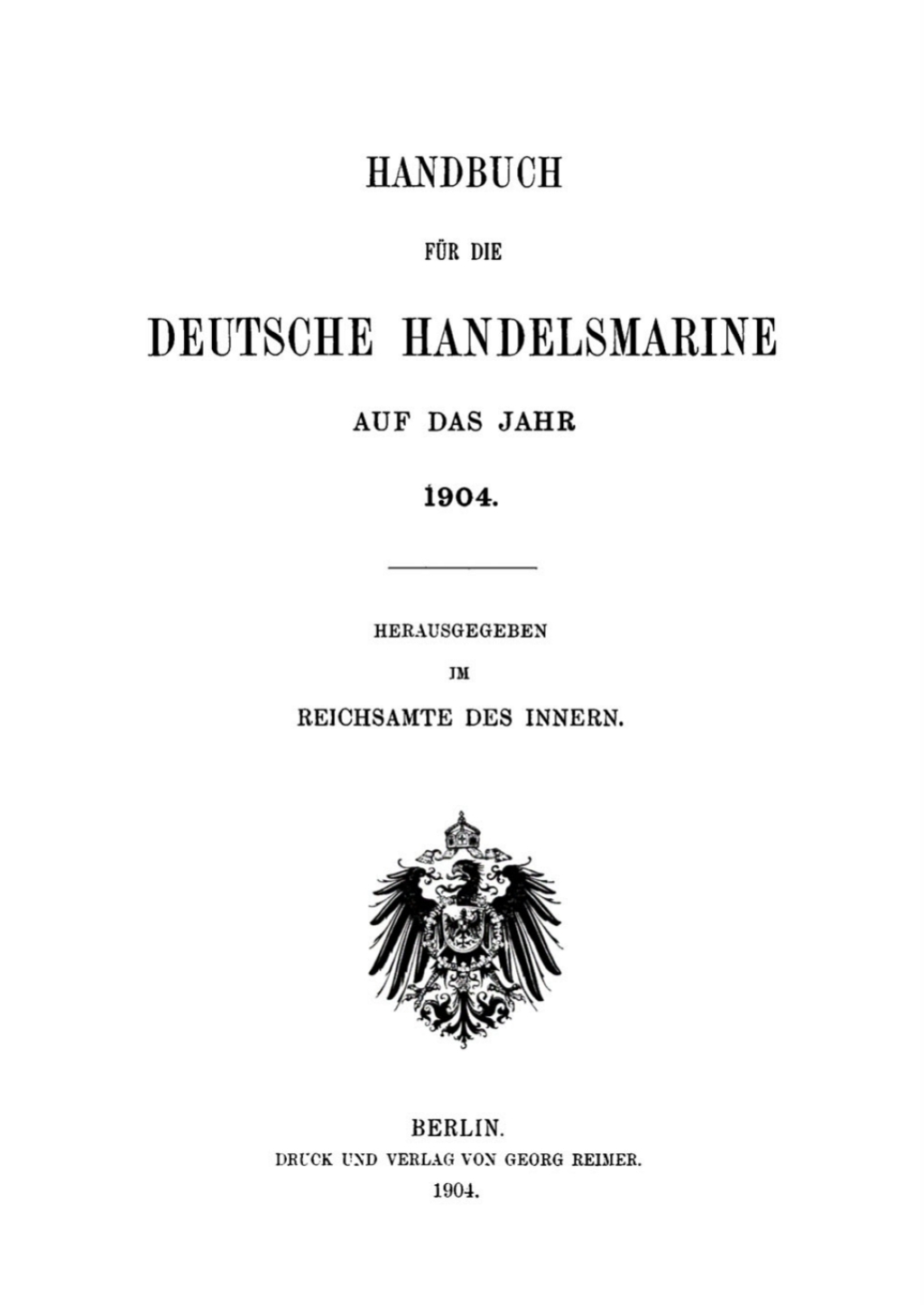 1904 1st Edition
