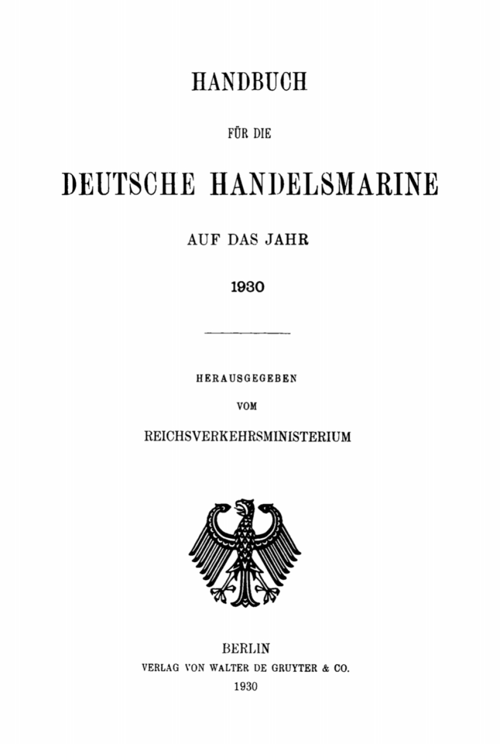1930 1st Edition