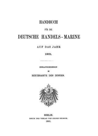 Imagen de portada: 1901 1st edition 9783112346853