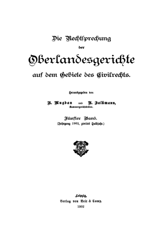 Immagine di copertina: (Jahrgang 1902, Halbjahr 2.) 1st edition 9783112351970