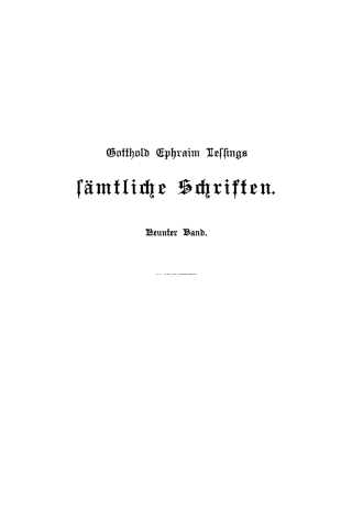 Imagen de portada: Gotthold Ephraim Lessing: Gotthold Ephraim Lessings Sämmtliche Schriften. Band 9 3rd edition 9783112353097
