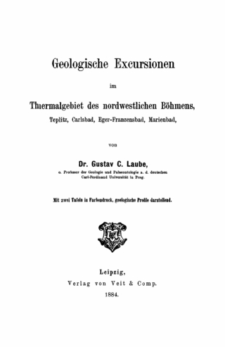 Cover image: Geologische Excursionen im Thermalgebiet des nordwestlichen Böhmens, Teplitz, Carlsbad, Eger-Franzensbad, Marienbad 1st edition 9783112355138