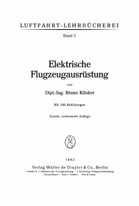 Imagen de portada: Elektrische Flugzeugausrüstung 2nd edition 9783112356715