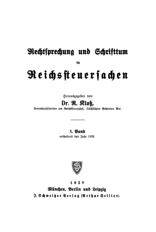 Cover image: Enthaltend das Jahr 1928 1st edition 9783112359617