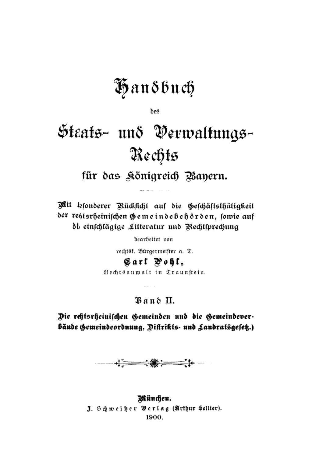 Die rechtsrheinischen Gemeinden und die Gemeindeverbände Gemeindeordnung, Distrikts- und Landratsgesetz 1st Edition