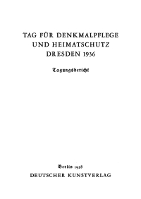 صورة الغلاف: Dresden, 1936 1st edition 9783112366479