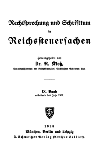 Imagen de portada: 1927 1st edition 9783112369616