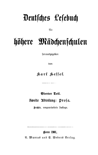 Imagen de portada: Prosa 6th edition 9783112374436