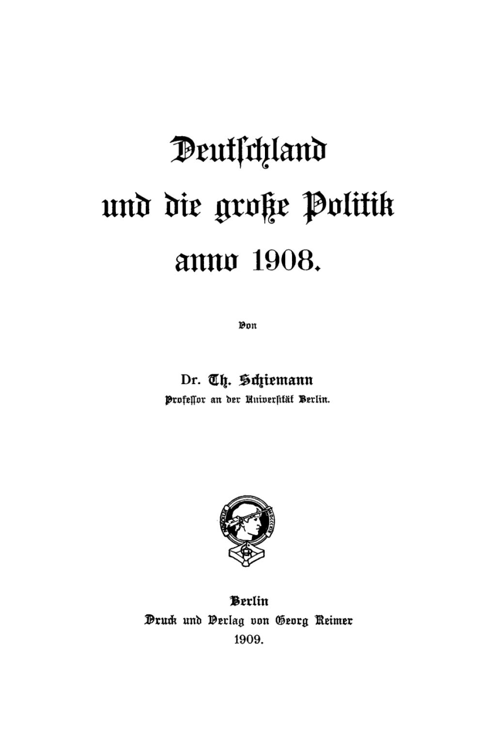 Anno 1908 1st Edition