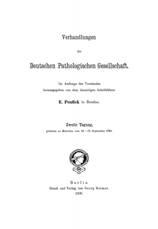 Imagen de portada: München vom 18.–22. September 1899 1st edition 9783112376416