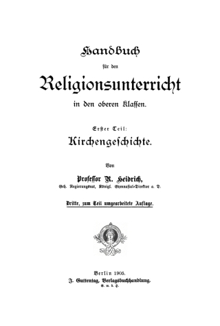 Immagine di copertina: Kirchengeschichte 3rd edition 9783112377970