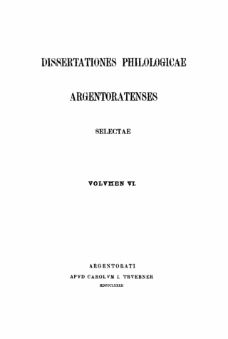 Imagen de portada: Volumen VI 1st edition 9783112378397