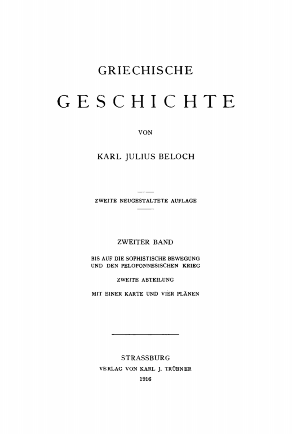 Bis auf die sophistische Bewegung und den peloponnesischen Krieg 2nd Edition