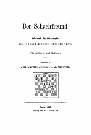 Titelbild: Der Schachfreund 1st edition 9783112388754