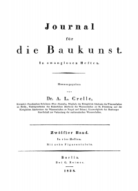 表紙画像: Journal für die Baukunst. Band 12 1st edition 9783112391617