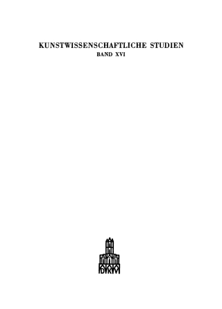 Imagen de portada: Die Beziehungen der deutschen Plastik zum Ornamentstich in der Frühzeit des 17. Jahrhunderts 1st edition 9783112399095