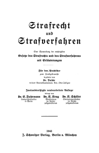 Omslagafbeelding: Strafrecht und Strafverfahren 32nd edition 9783112404331