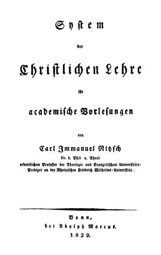 Cover image: System der christlichen Lehre für academische Vorlesungen 1st edition 9783112411230