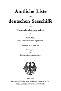 Omslagafbeelding: 1. Januar 1936 1st edition 9783112412558