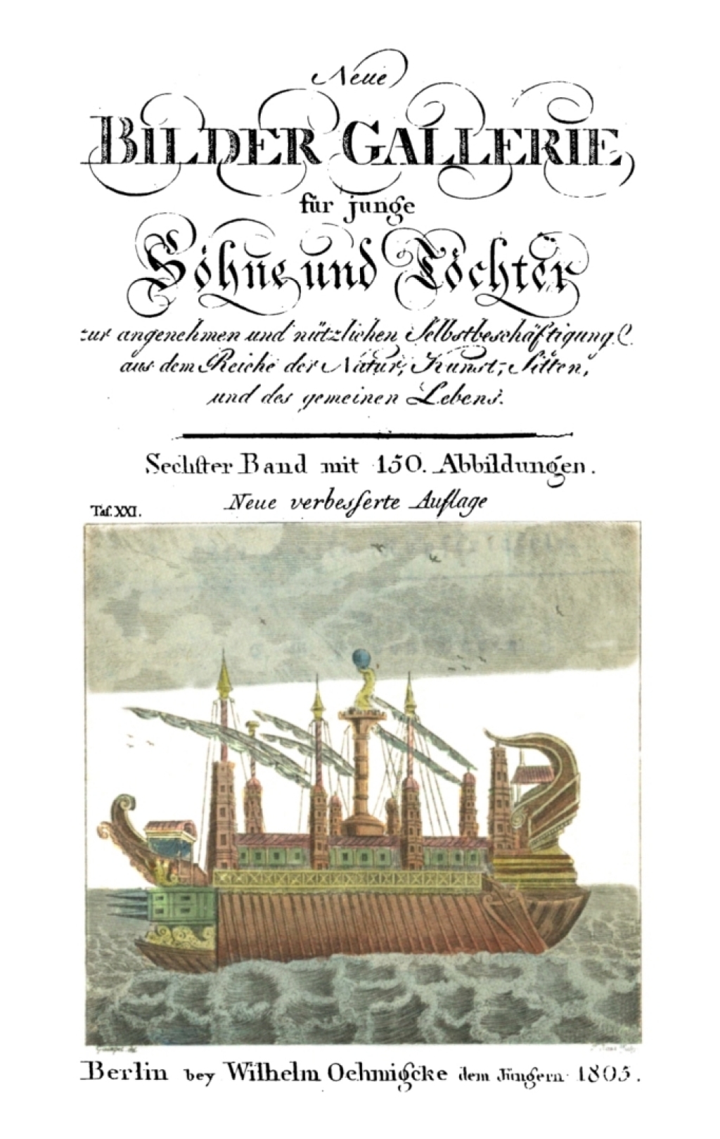 C. G. F von Duben: Neue Bilder Galerie für junge Söhne und Töchter. Band 6 3rd Edition