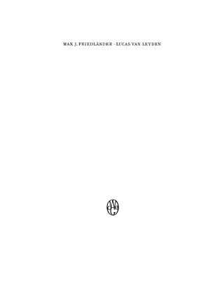 Cover image: Lucas van Leyden 1st edition 9783112415191