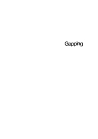 Cover image: Gapping 2nd edition 9783112420171