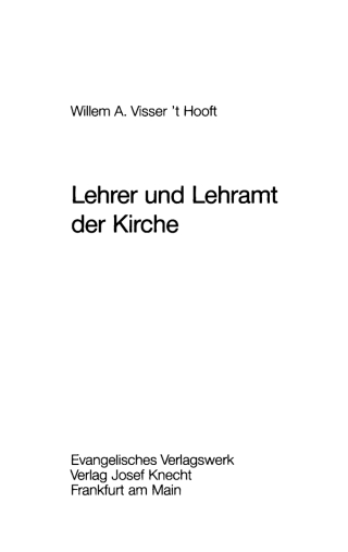 Cover image: Lehrer und Lehramt der Kirche 1st edition 9783112420355