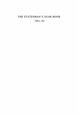 Imagen de portada: 1991–1992 1st edition 9783112420591