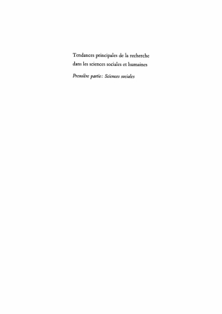 Imagen de portada: Sciences sociales 2nd edition 9783112421895